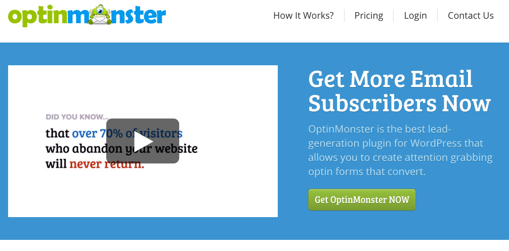 optin monster screenshot