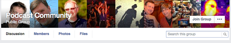 podcasting community facebook