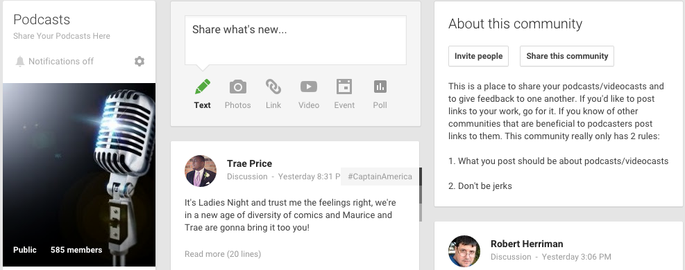 podcasts gplus group